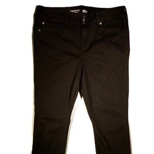 TORRID Jegging  Plus size 20R  Skinny High-Rise Jean  Black  Ankle  Stretch NWOT